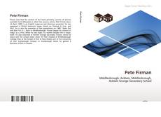 Buchcover von Pete Firman