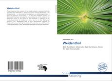 Couverture de Weidenthal