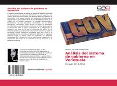 Portada del libro de Análisis del sistema de gobierno en Venezuela