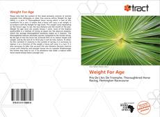 Copertina di Weight For Age