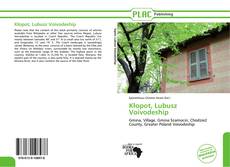 Capa do livro de Kłopot, Lubusz Voivodeship 