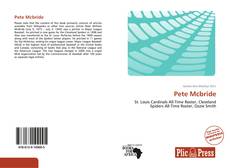 Capa do livro de Pete Mcbride 