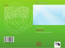 Capa do livro de Pete Orr 