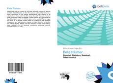 Pete Palmer kitap kapağı