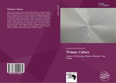 Portada del libro de Weimar Culture