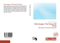 Capa do livro de Pete Seeger: The Power Of Song 