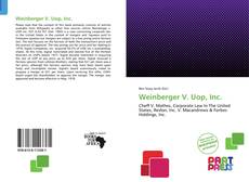 Weinberger V. Uop, Inc.的封面