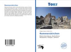 Capa do livro de Rommerskirchen 