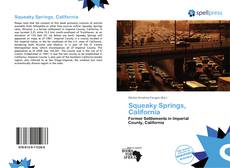 Portada del libro de Squeaky Springs, California