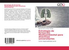 Buchcover von Estrategia de formación Medioambiental para directivos universitarios