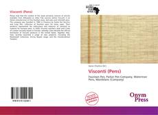 Portada del libro de Visconti (Pens)