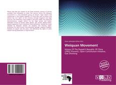 Capa do livro de Weiquan Movement 