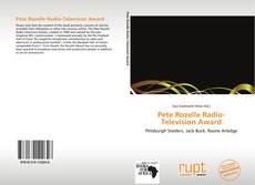 Capa do livro de Pete Rozelle Radio-Television Award 