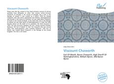 Couverture de Viscount Chaworth