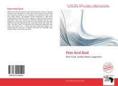 Pete And Dud kitap kapağı