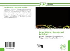 Portada del libro de Peter'S Dwarf Epauletted Fruit Bat