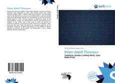 Portada del libro de Peter Adolf Thiessen