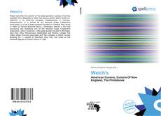 Portada del libro de Welch's