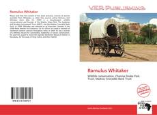 Portada del libro de Romulus Whitaker