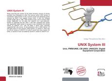 Capa do livro de UNIX System III 