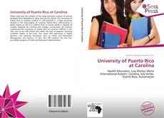 Bookcover of University of Puerto Rico at Carolina