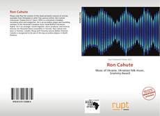 Capa do livro de Ron Cahute 