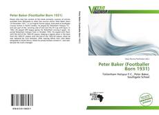 Buchcover von Peter Baker (Footballer Born 1931)