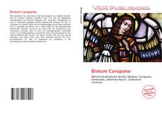 Buchcover von Bistum Carúpano