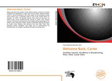 Capa do livro de Welcome Back, Carter 