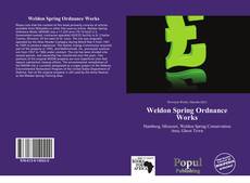 Portada del libro de Weldon Spring Ordnance Works