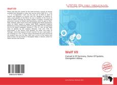 Welf VII kitap kapağı