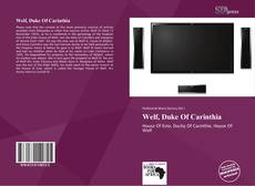 Portada del libro de Welf, Duke Of Carinthia