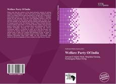 Bookcover of Welfare Party Of India