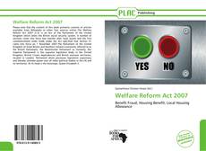 Capa do livro de Welfare Reform Act 2007 