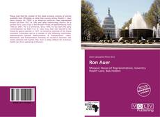 Capa do livro de Ron Auer 