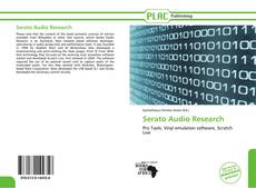 Capa do livro de Serato Audio Research 