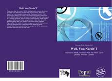 Portada del libro de Well, You Needn'T