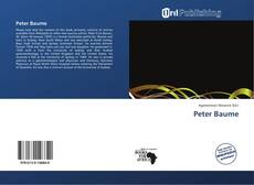 Capa do livro de Peter Baume 