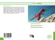 Portada del libro de Acaenasuchus