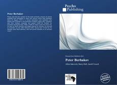 Buchcover von Peter Berbakov