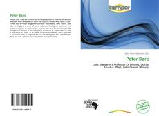 Portada del libro de Peter Baro