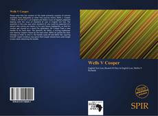 Couverture de Wells V Cooper