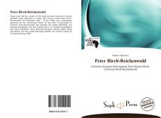Capa do livro de Peter Birch-Reichenwald 