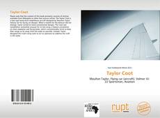 Buchcover von Taylor Coot