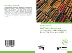 Copertina di Old Saxon Language