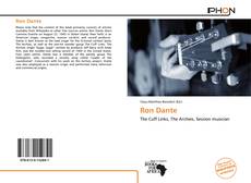 Capa do livro de Ron Dante 