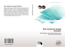 Buchcover von Ron Coleman (Legal Scholar)