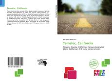 Buchcover von Temelec, California