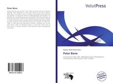 Buchcover von Peter Bone