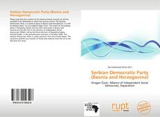 Capa do livro de Serbian Democratic Party (Bosnia and Herzegovina) 